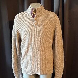 Woolrich Men's Tan Crewneck Sweater